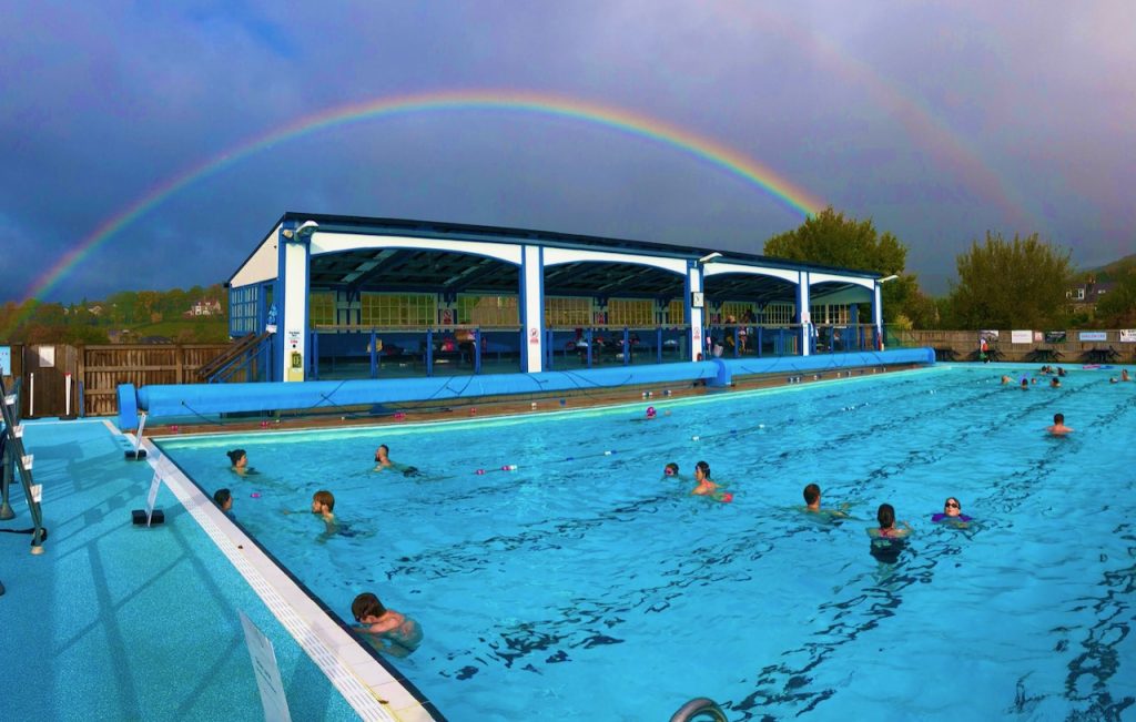 Hathersage outdoor swimming pool.